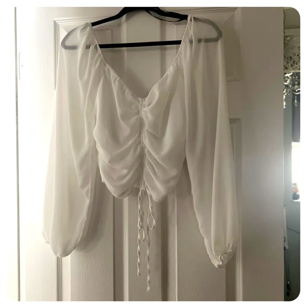 Forever 21 Large White Blouse